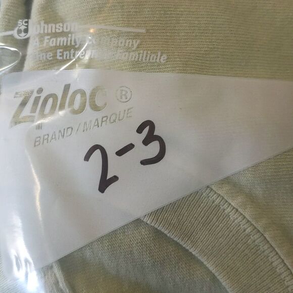 Chemistry‎ Le Soleil Long Sleeve green Cotton Tee women's sz M - Picture 9 of 9